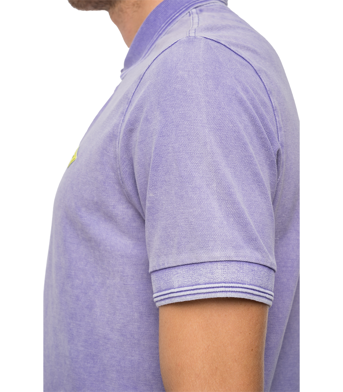 ガーメントダイ コットンピケ ポロシャツ 詳細画像 パープル 6